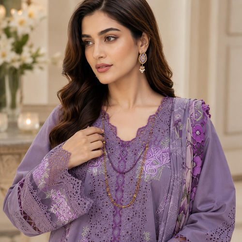 Embroidered Fully Lawn 3pc