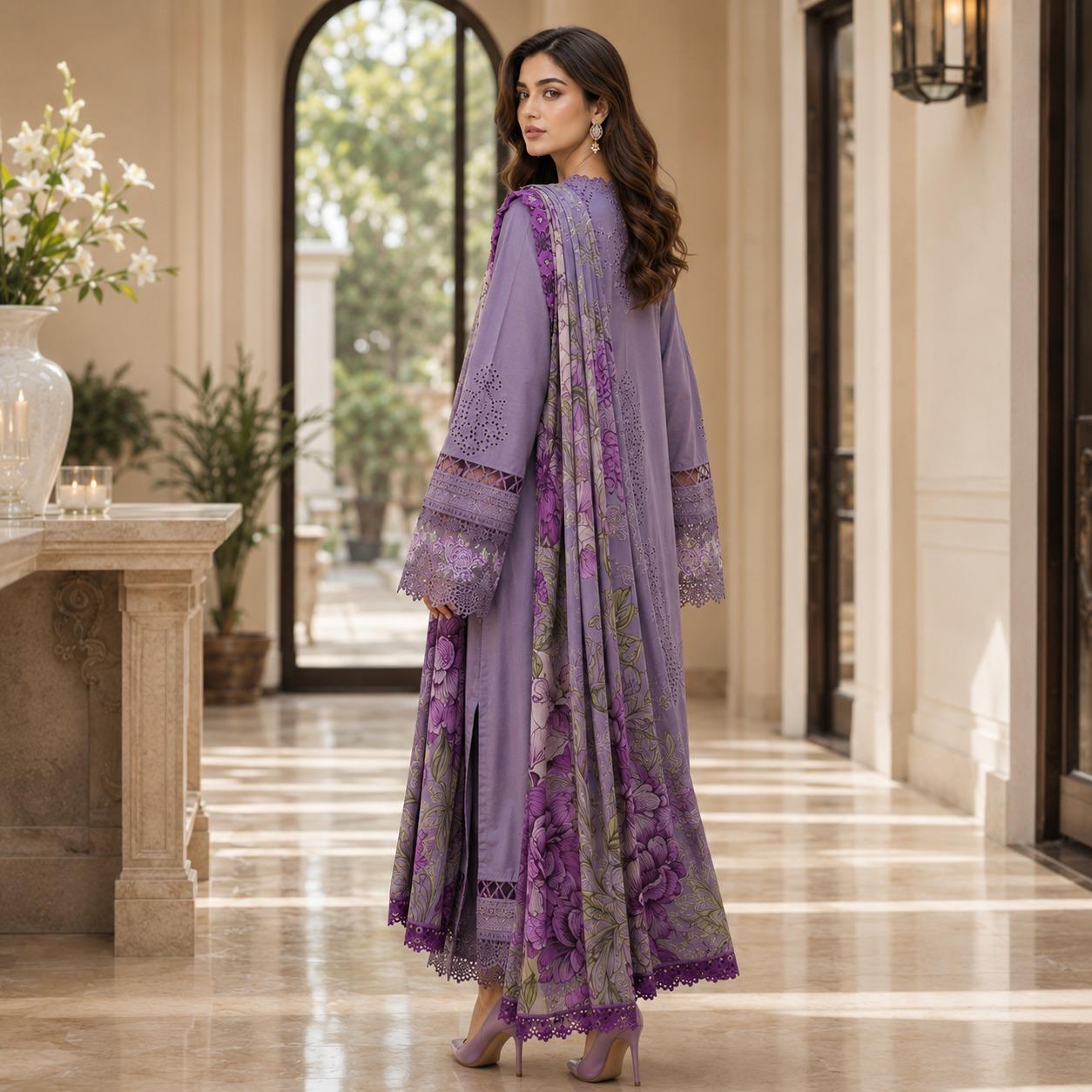 Embroidered Fully Lawn 3pc