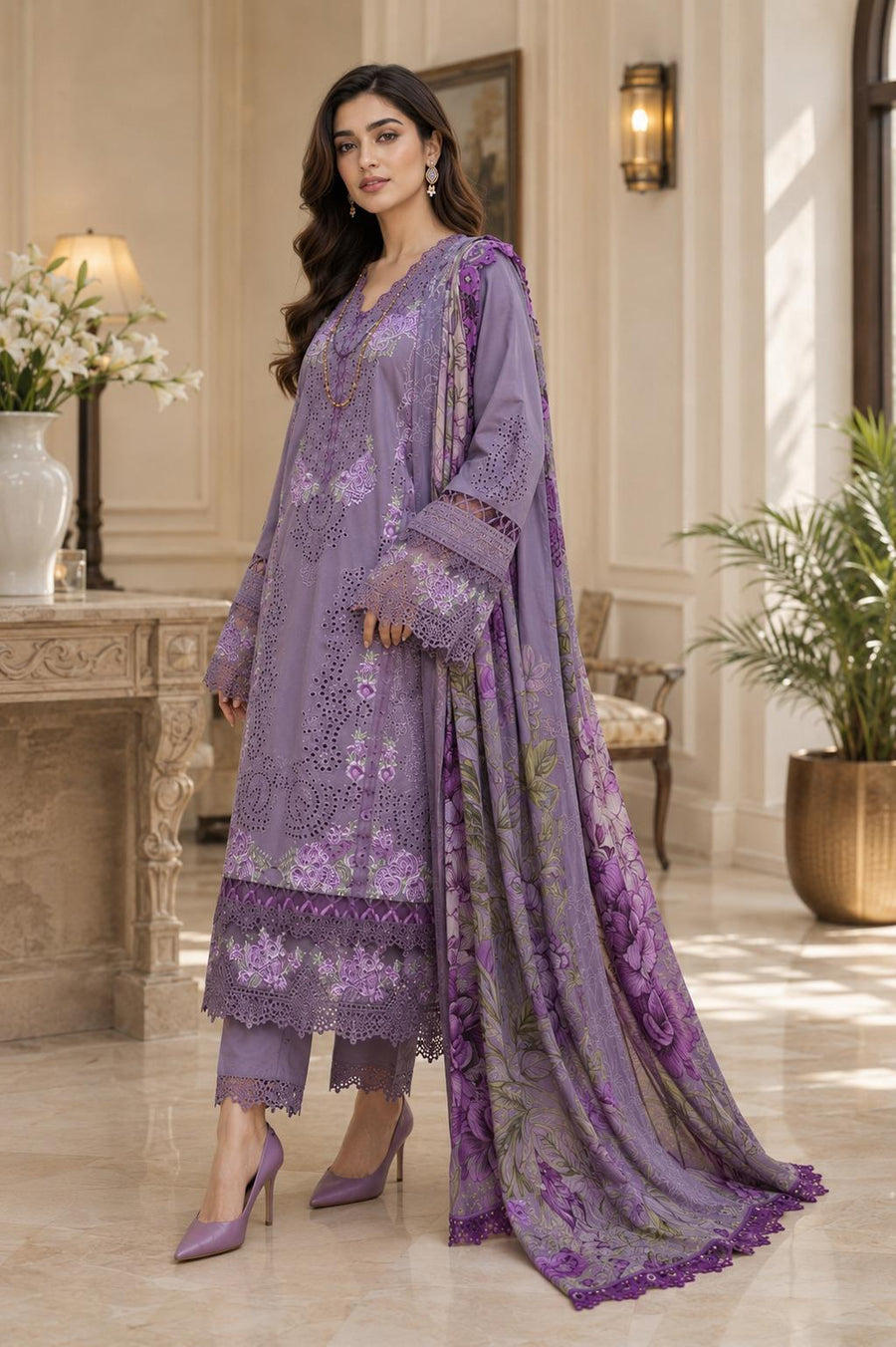Embroidered Fully Lawn 3pc