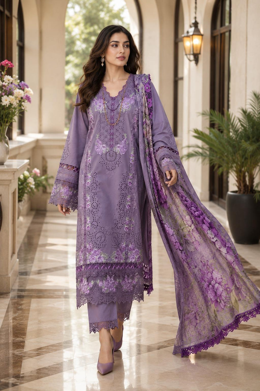 Embroidered Fully Lawn 3pc